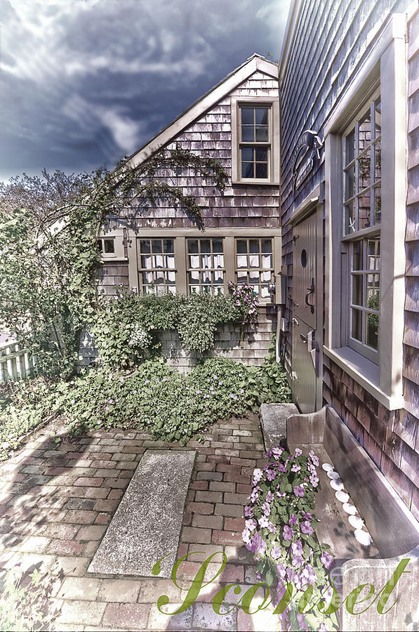 Cottage Garden - Sconset Nantucket Photograph by Jack Torcello