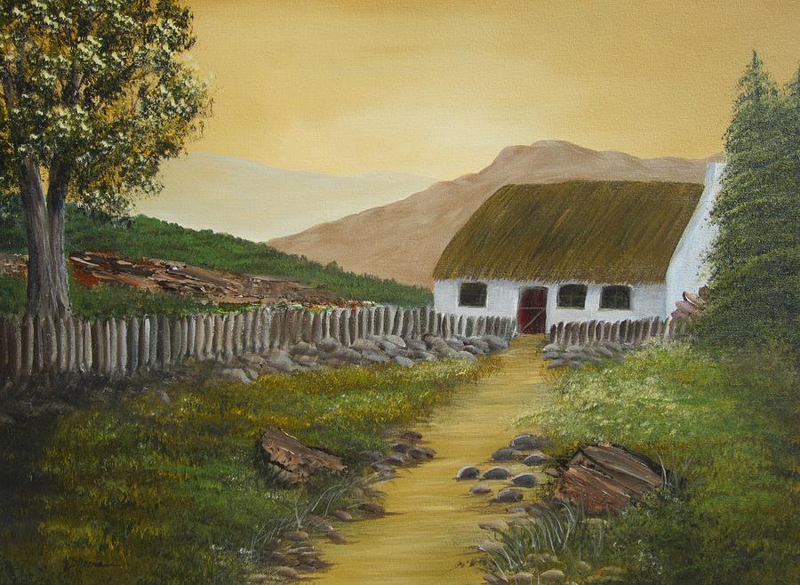 Cottage  Painting by Kathy Sheeran