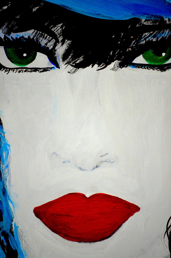 Cougar Girl.... Painting by Tanya Tanski