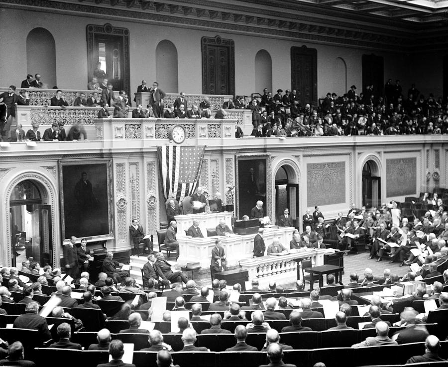 Counting The Electoral Vote On Feb. 9 Photograph by Everett | Fine Art ...