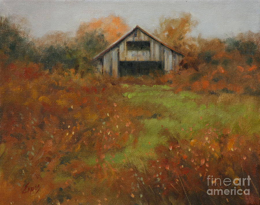 Country Autumn Painting by Linda Eades Blackburn