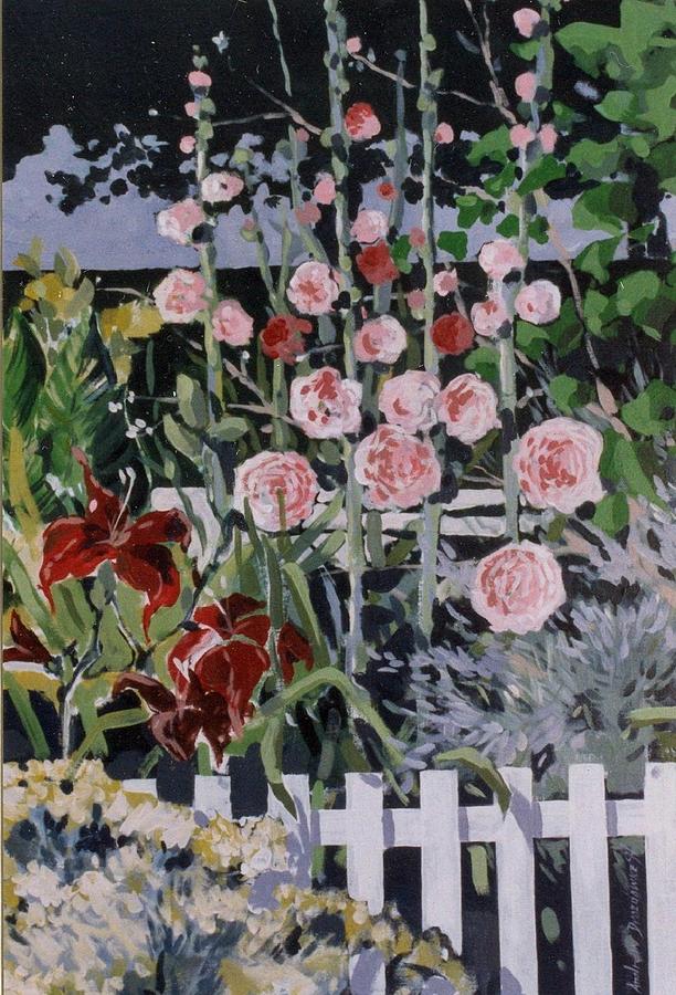 Country Garden 3 Of 3 Painting by Andrew Drozdowicz