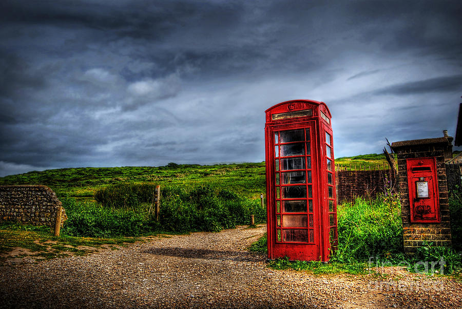 Landscape Photograph - Country Phone Box by Yhun Suarez