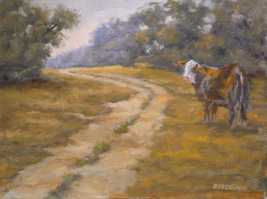 Country Road Painting by J P Childress