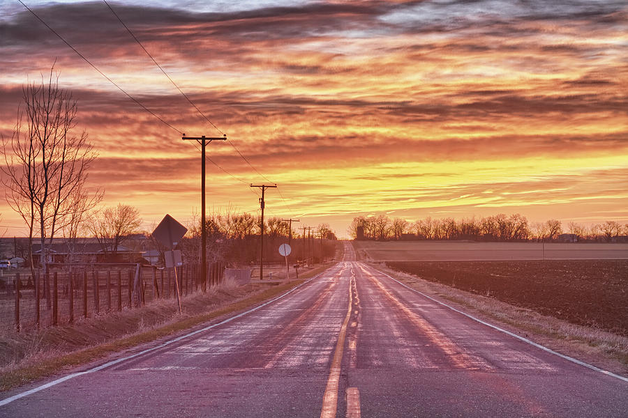 Country Road Sunrise Photograph by James BO Insogna