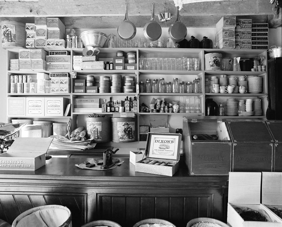 Cheese Photograph - Country Store Interior by Jan W Faul