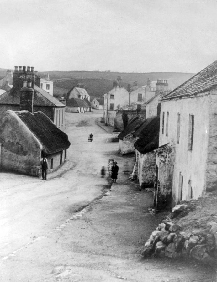 Country Village - Ireland - c 1887 Photograph by International  Images