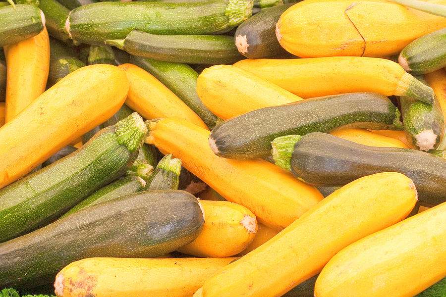 Nature Photograph - Courgettes by Tom Gowanlock