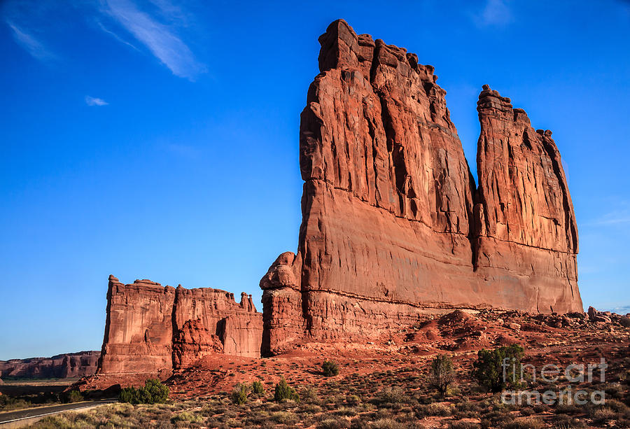 Arches National Park Photograph - Courthouse II by Robert Bales