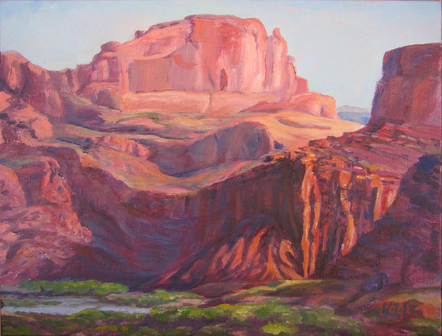 Courthouse Wash Portal Painting by Page Holland