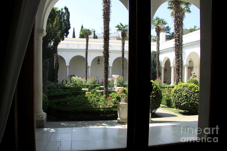 Courtyard - Livadia Palace Photograph by Christiane Schulze Art And Photography