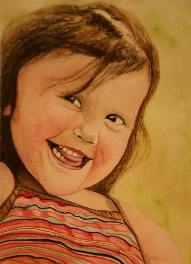 Cousin Miss R Painting by Betty-Anne McDonald