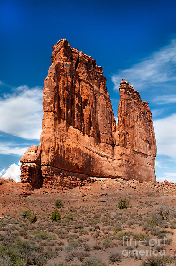 Arches National Park Photograph - Couthouse by Robert Bales