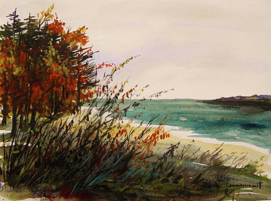 Cove on an Autumn Day Painting by John Williams