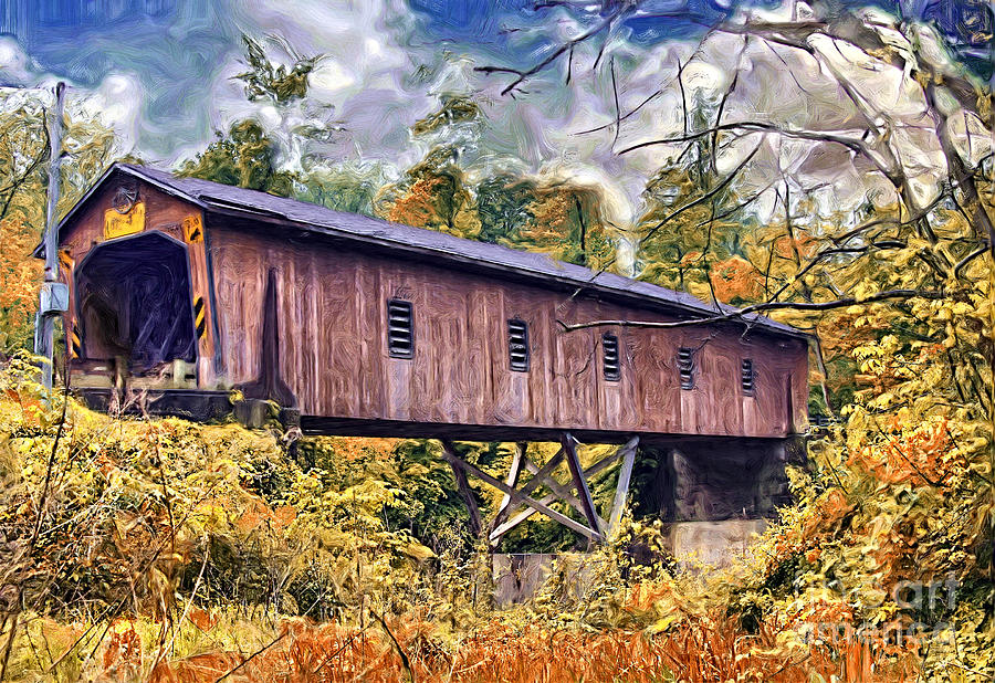 Covered Bridge 1 Photograph by Tom Griffithe