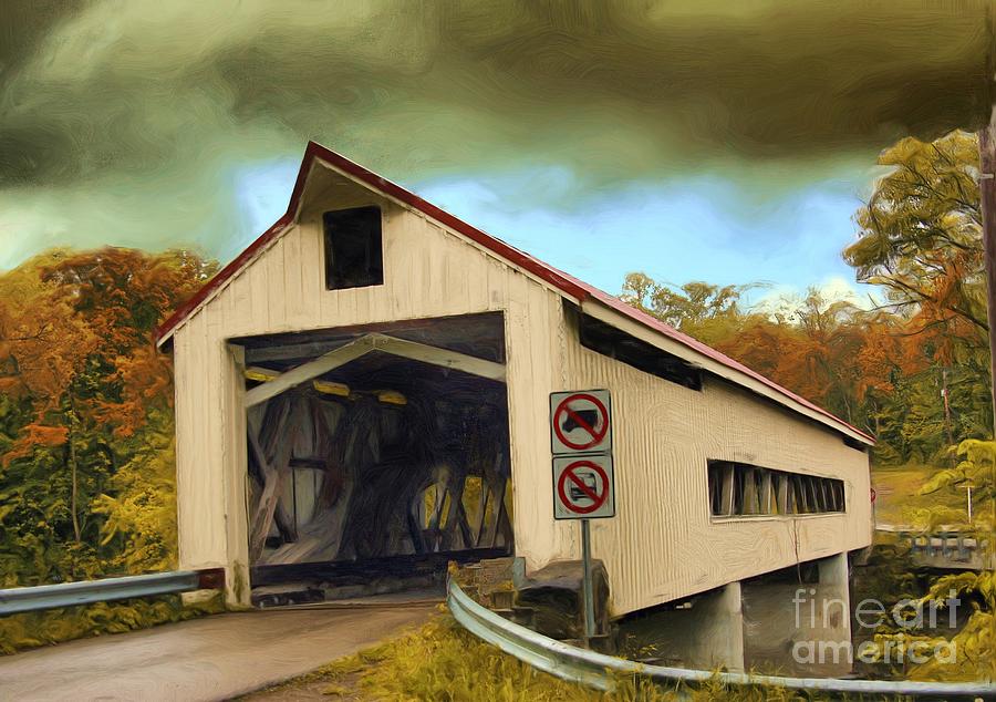 Covered Bridge 2 Photograph by Tom Griffithe