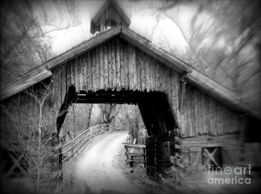 Covered bridge Photograph by Irina Hays - Fine Art America