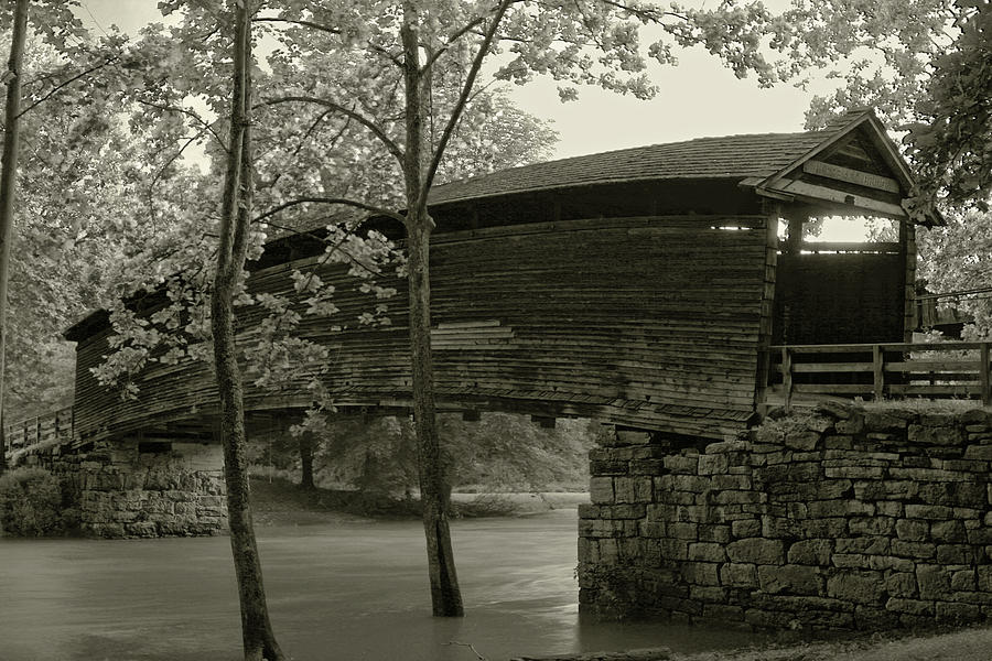 Covered Bridge Photograph by Mary Almond