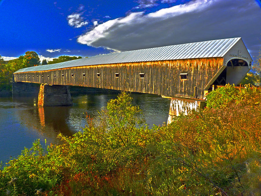 Covered Bridge Photograph by William Fields