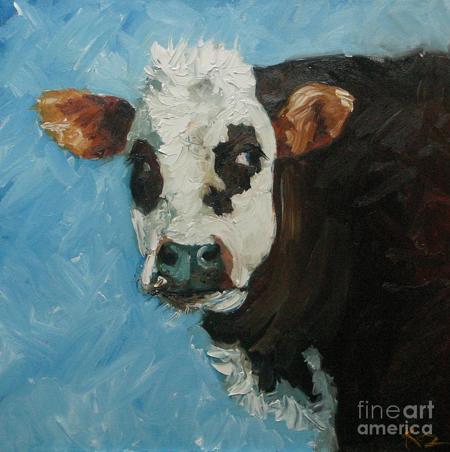 Cow 79 Painting by Rosilyn Young - Fine Art America