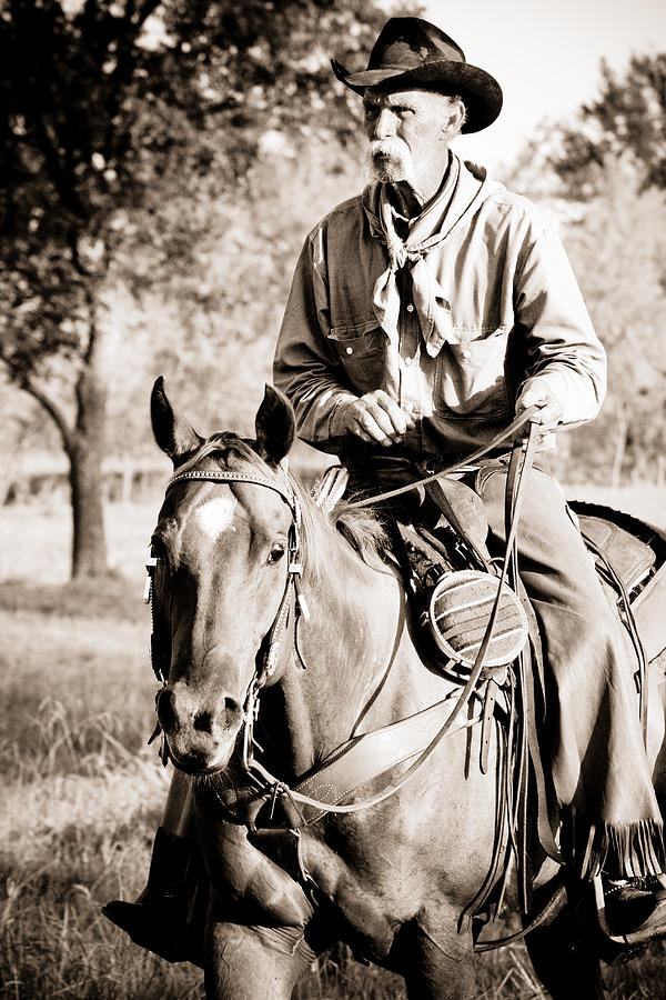 Cowboy Claude Photograph by Toni Hopper