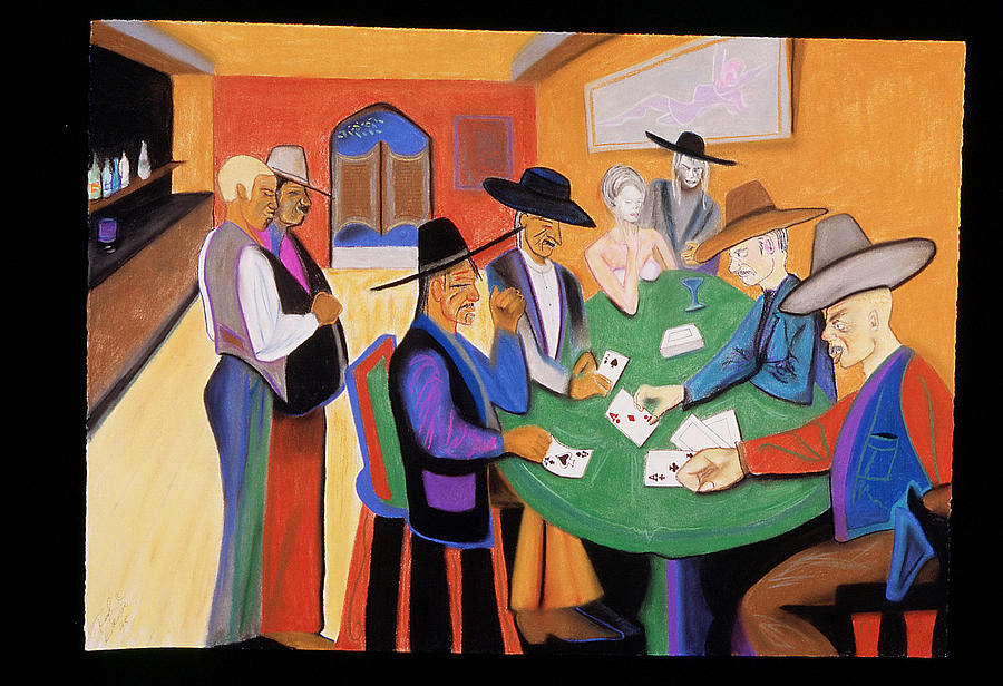 Cowboy Poker by Rod Grier