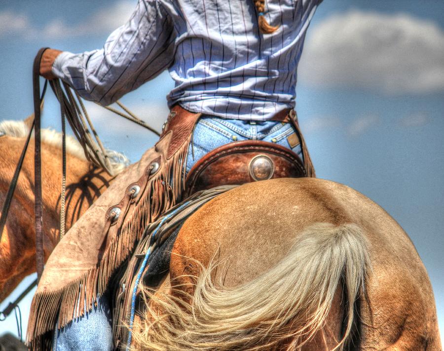 Horse Photograph - Cowgirl Extraordinaire by Vikki Correll