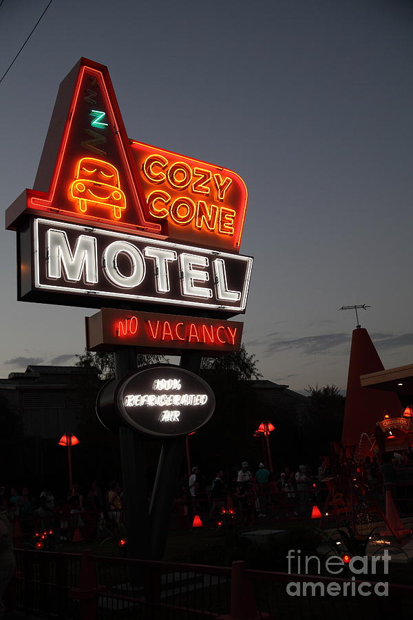 Cozy Cone Motel - Radiator Springs Cars Land - Disney California Adventure - 5D17742 Photograph by Wingsdomain Art and Photography