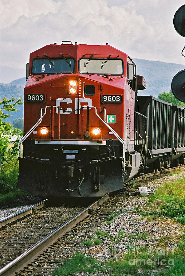 CP Coal Train Close up Photograph by Randy Harris