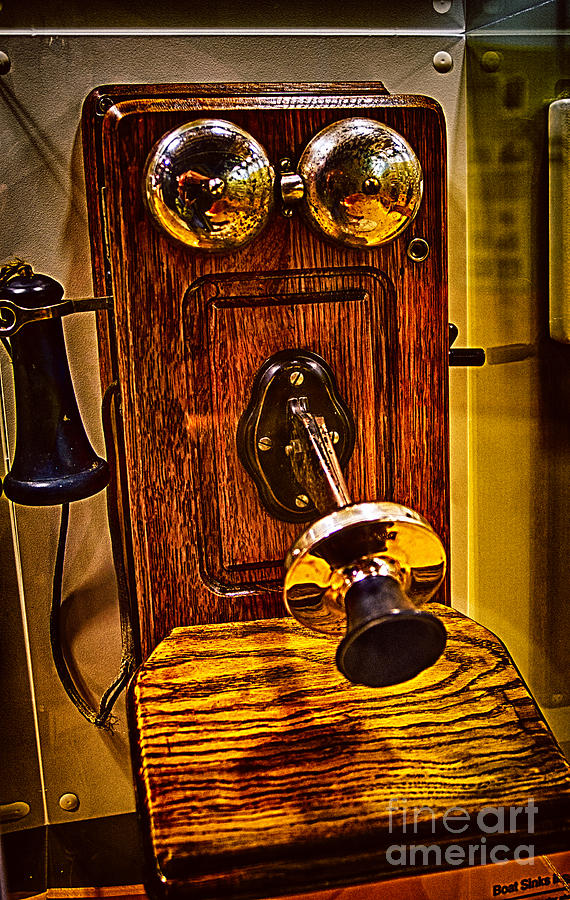 Crank Telephone Photograph by Rick Bragan