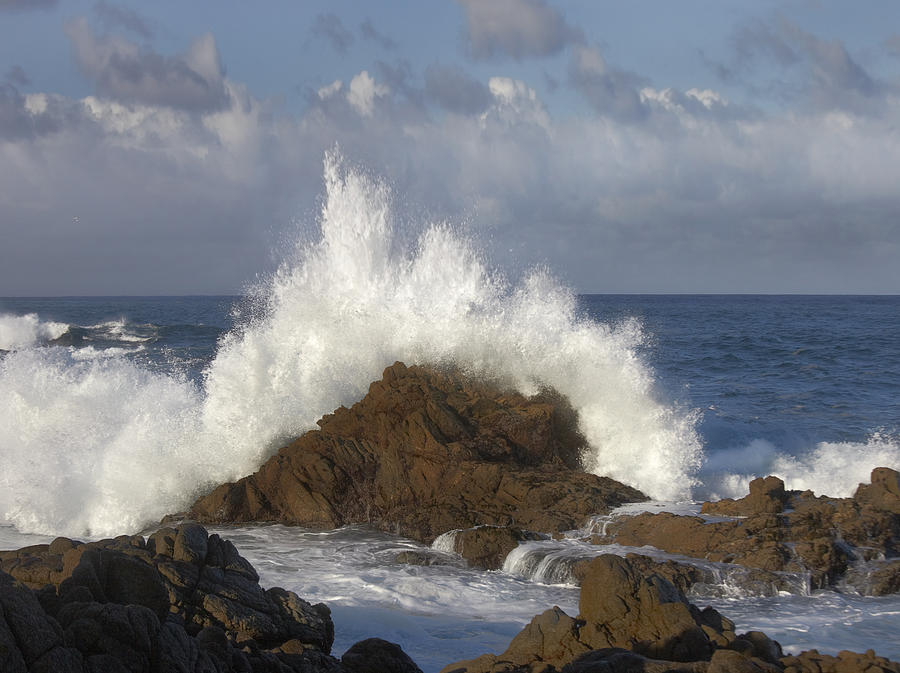 Crashing Waves At Garrapata State Beach Photograph by Tim Fitzharris