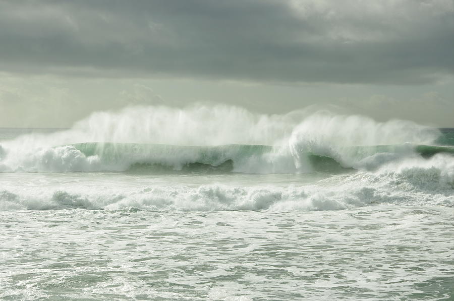 Crashing Waves Photograph by Jeff Lowe