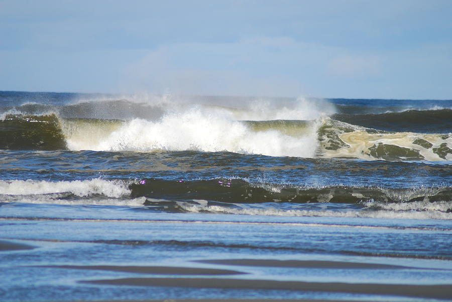 Beach Photograph - Crashing Waves by Michael Merry