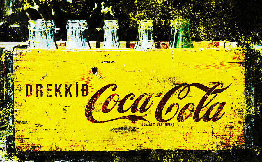 Crate of Coca Cola Bottles Iceland Photograph by David Harding