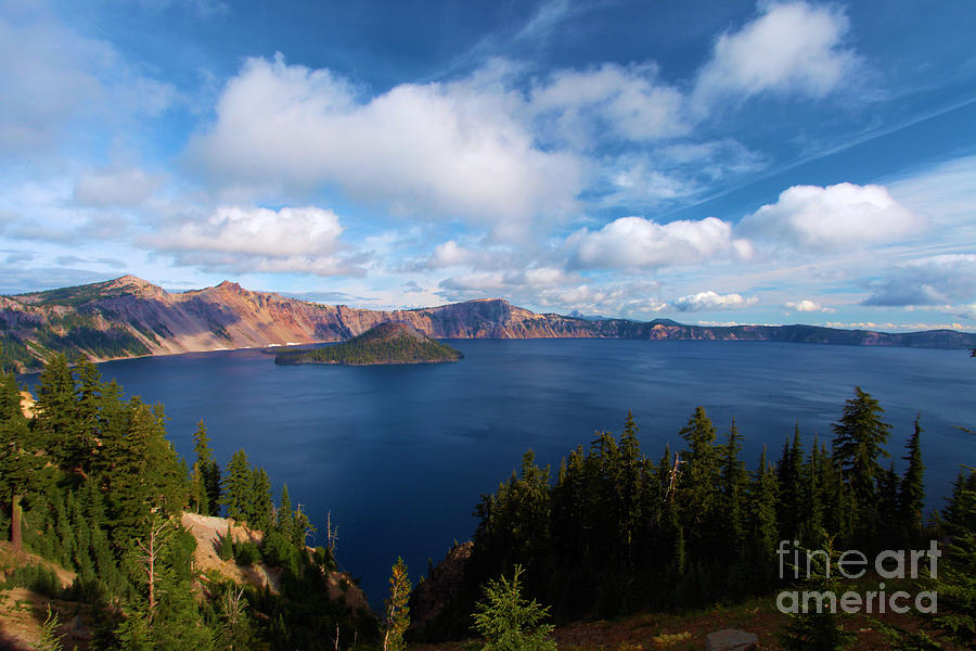 Crater Lake Blues Photograph by Adam Jewell