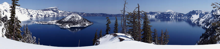 Crater Lake Photograph - Crater Lake by Rick Mann Crater Lake Photograph - Crater Lake by Rick Mann