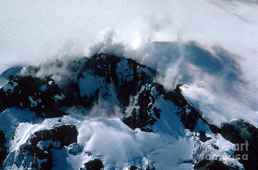 Crater Of Mount Redoubt Photograph by Joseph Rychetnik