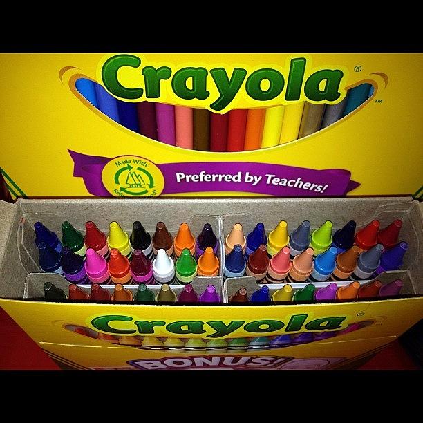 Crayon Photograph - #crayola #crayons #original #colors by Zyrus Zarate