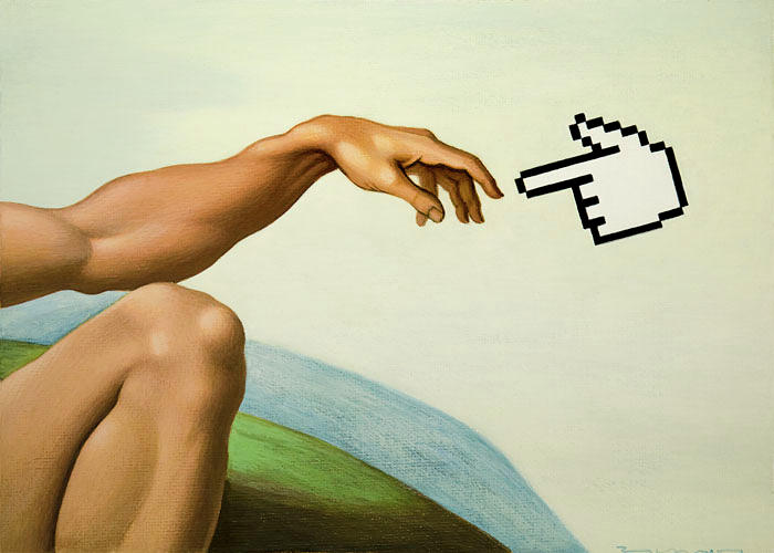 Creation Painting by Marian Christopher Zacharow Creation Painting by Marian Christopher Zacharow