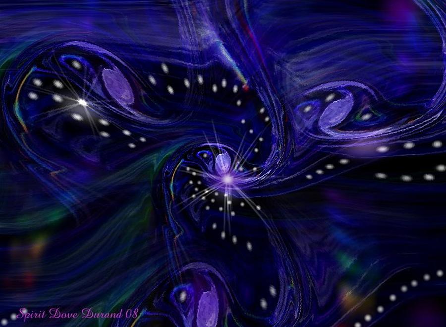 Creation Of Stars Digital Art by Spirit Dove Durand