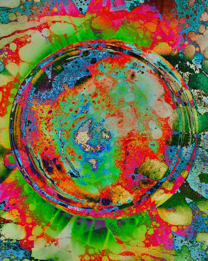 Creative Rainbow Orb Abstract Photograph by DankLilli Art And Photography
