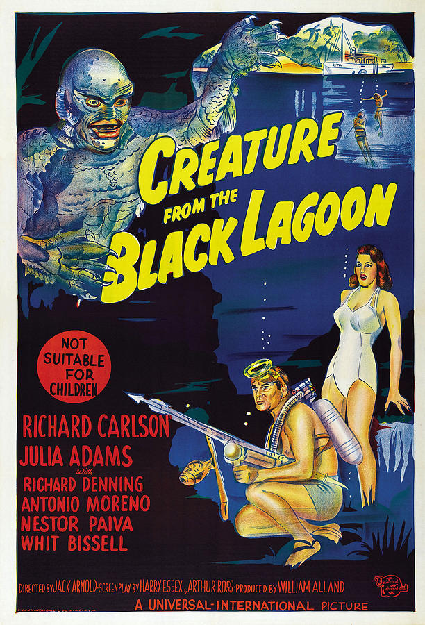 Creature From The Black Lagoon, Bottom Photograph by Everett - Fine Art ...