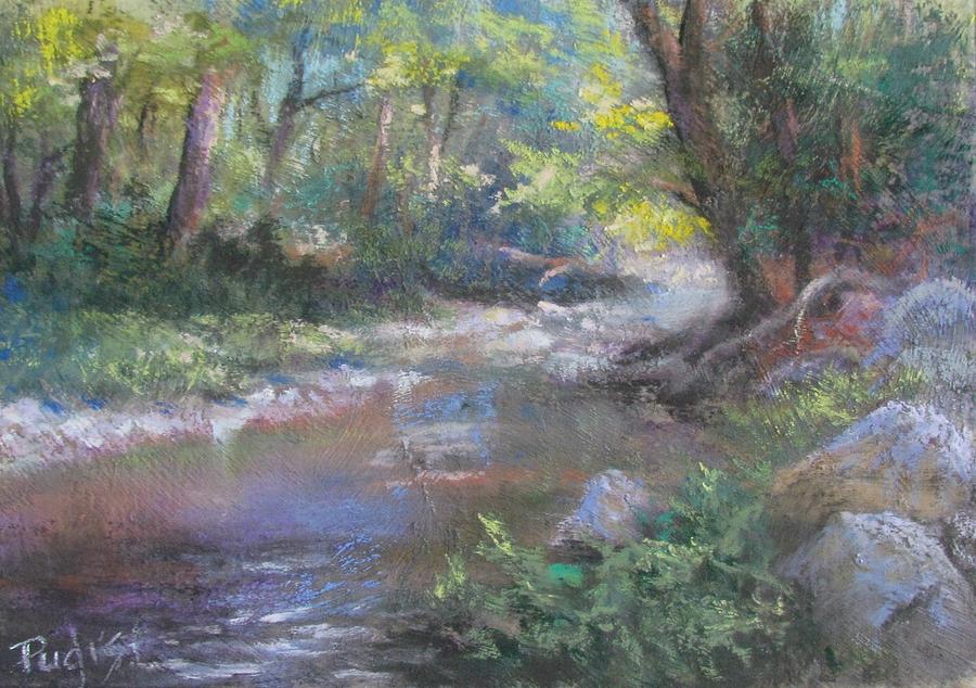 Creek Study Pastel by Bill Puglisi
