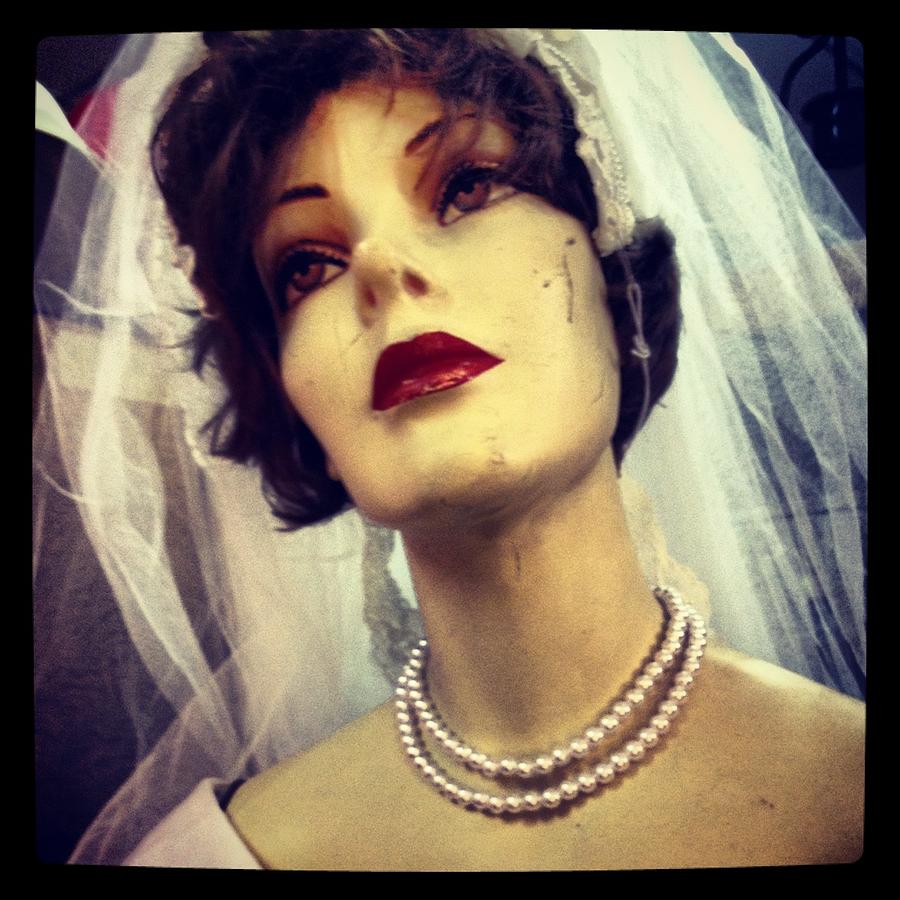 Creepy Vintage Bride Photograph by Lora Mercado