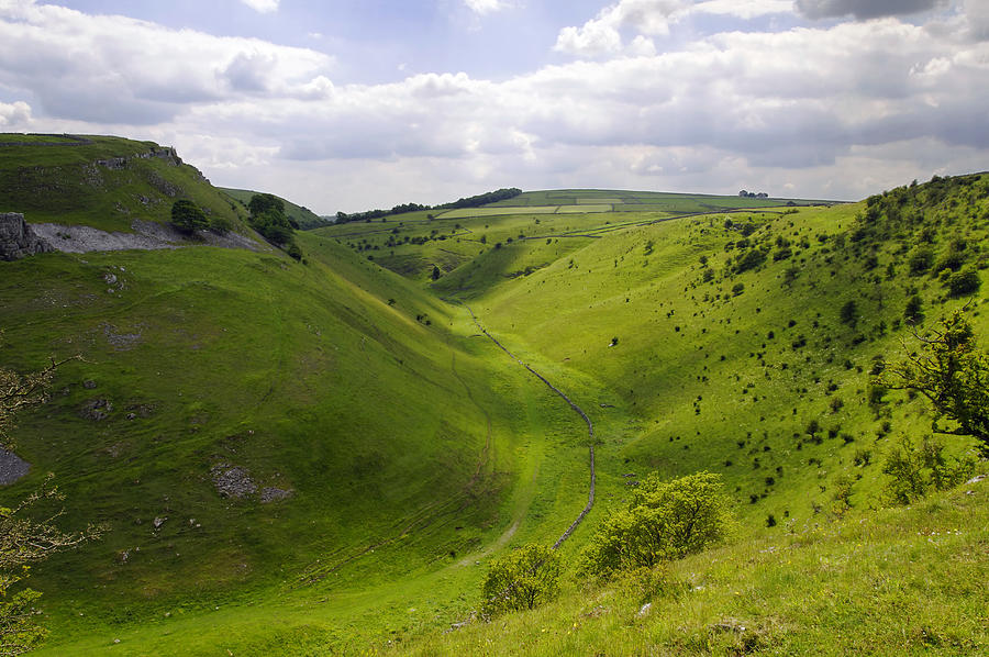 Cressbrook Dale from Mires Lane Photograph by Rod Johnson