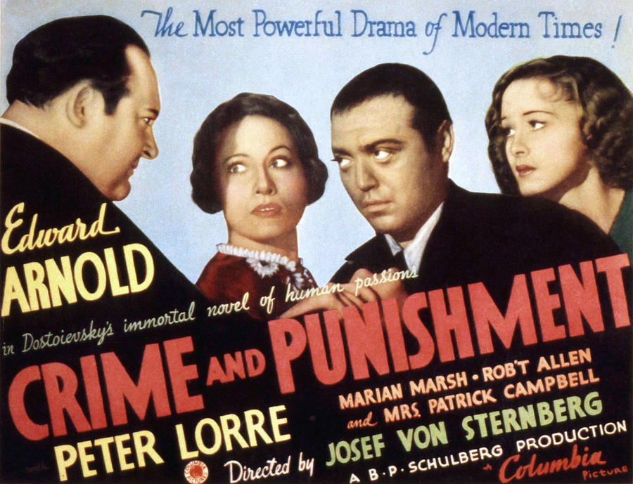 Movie Photograph - Crime And Punishment, Edward Arnold by Everett