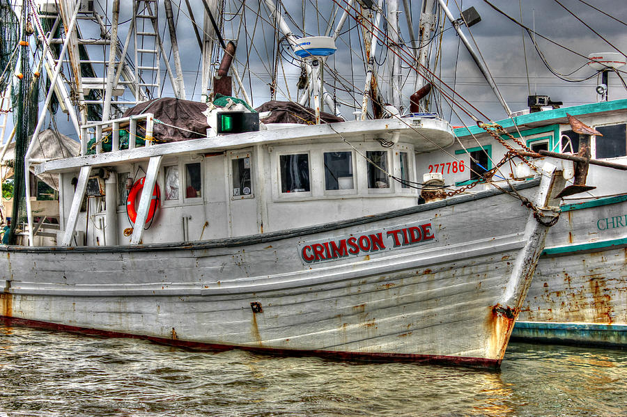 Boat Photograph - Crimson Tide by Lynn Jordan