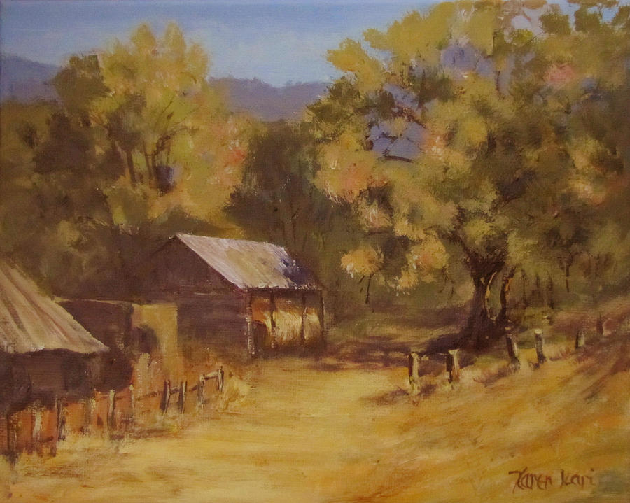 Crippen Ranch Painting by Karen Ilari