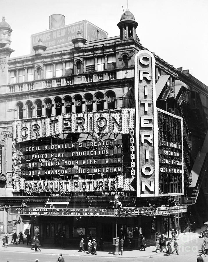 Criterion Theatre, 1920 Photograph by Granger