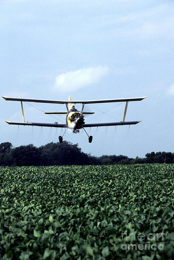 Crop Dusting Photograph by Photo Researchers